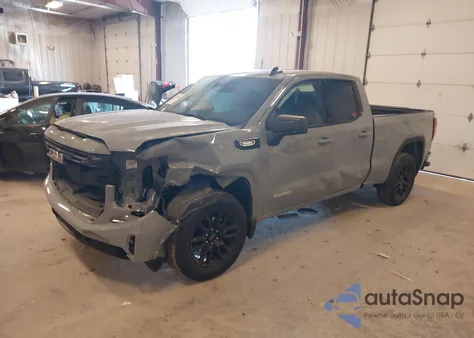 2024 GMC Sierra 1500 4Wd Double Cab Standard Box Elevation With 3Vl from USA, damaged, VIN 1GTRUJEK1RZ402744